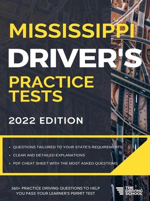cover image of Mississippi Driver's Practice Tests